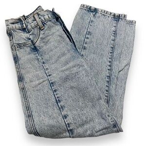 Revice Denim Jeans Blue Gemini Dirrerent Views High Waist Straight Leg Size 28